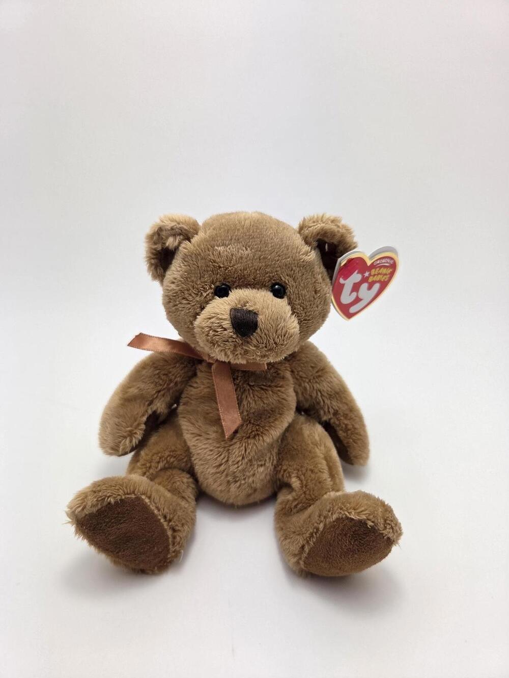 Ty Beanie Babies Fuddle the Bear Stuffed Animal Plush